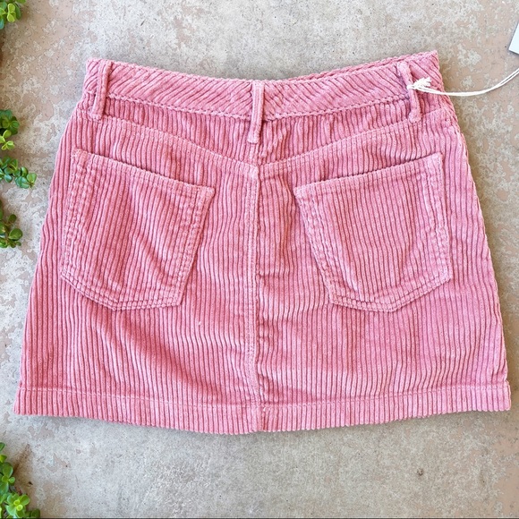 GRLFRND Zamira Pink Corduroy Mini Skirt - Picture 3 of 6